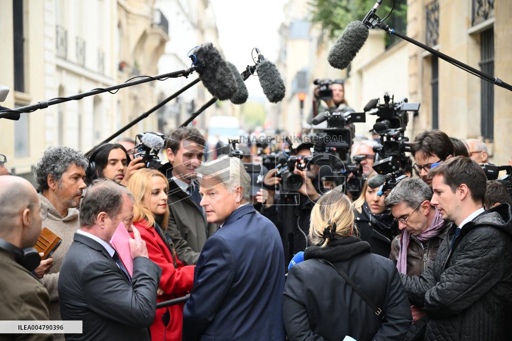 PM Lecornu Meets With Communist Party Heads - Paris