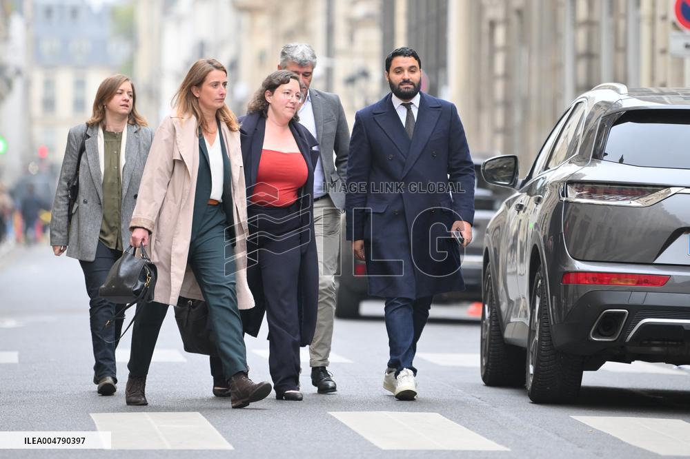 PM Lecornu Meets With Ecologist Party Heads - Paris