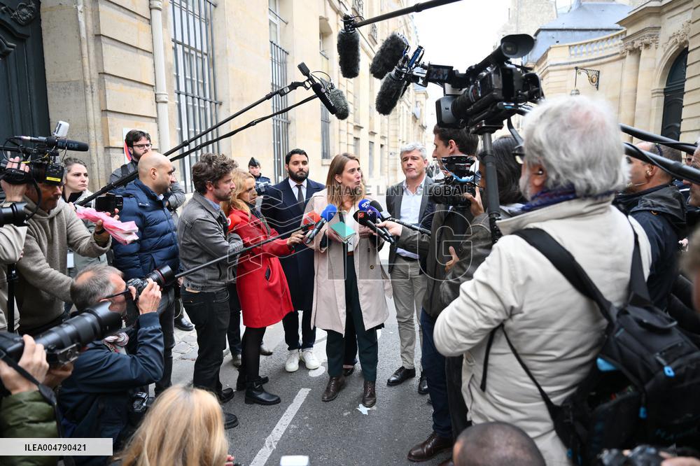 PM Lecornu Meets With Ecologist Party Heads - Paris