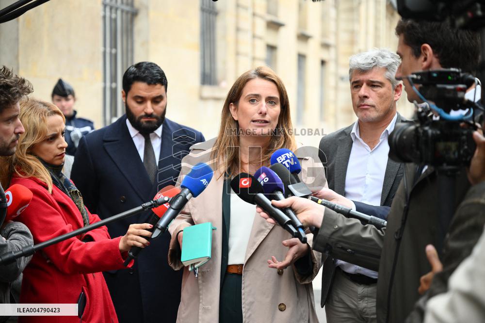 PM Lecornu Meets With Ecologist Party Heads - Paris