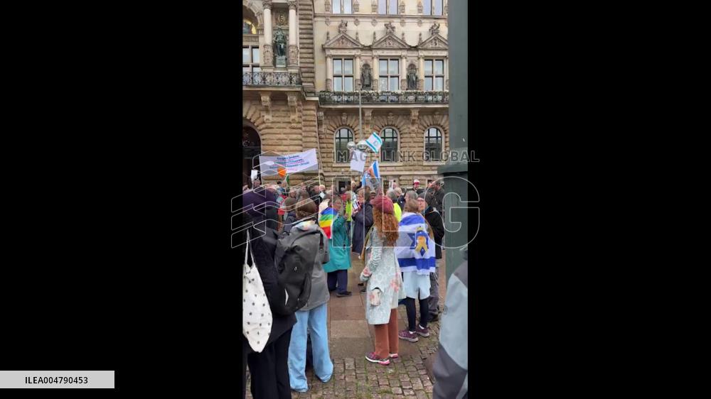 Germany: Pro-Israel Groups Commemorate With Vigil of Second Anniversary Since October 7 Attacks