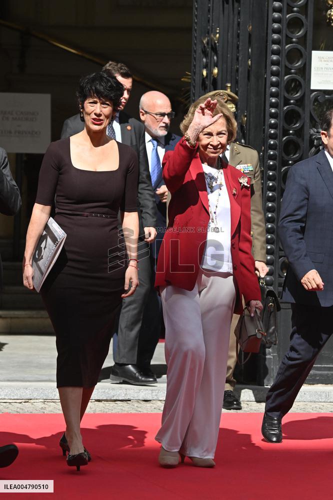 Queen Sofía At Social Awards of the Mapfre Foundation Presentation - Madrid