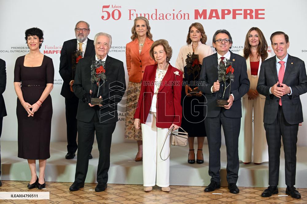 Queen Sofía At Social Awards of the Mapfre Foundation Presentation - Madrid
