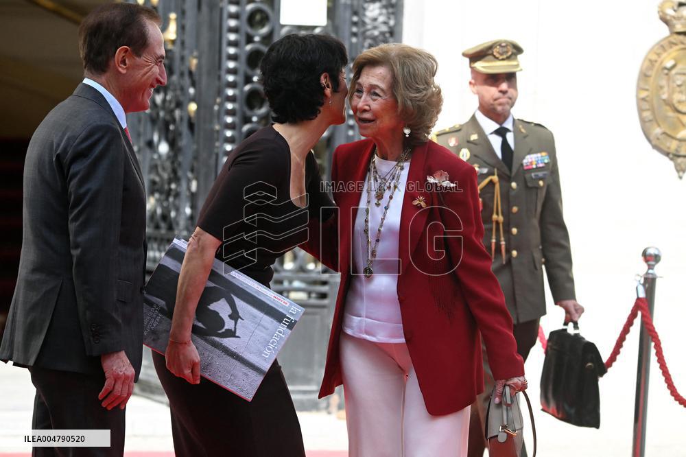 Queen Sofía At Social Awards of the Mapfre Foundation Presentation - Madrid