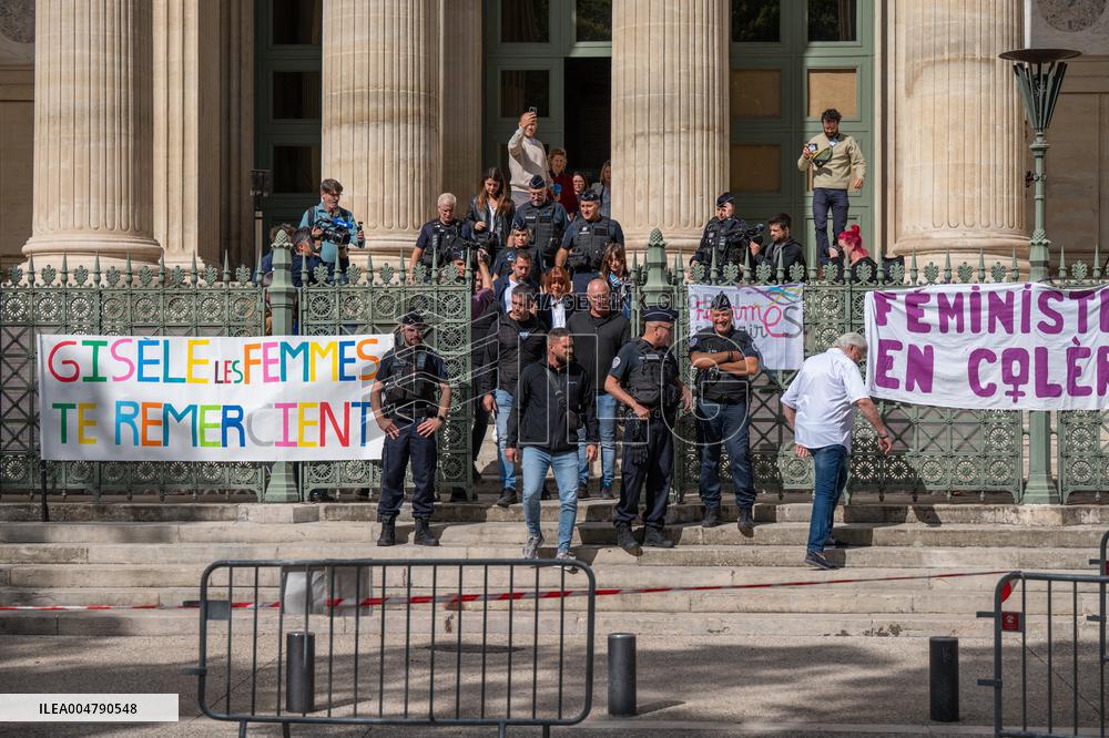 Mazan Rape Case Appeal Trial - Nimes