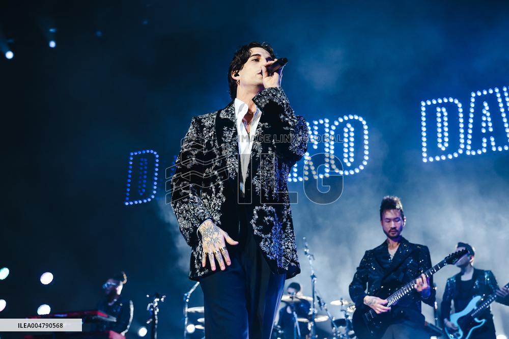 Damiano David Performs In Milan - Italy