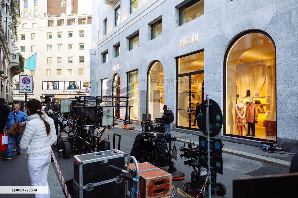 The Devil Wears Prada 2 Filming - Milan