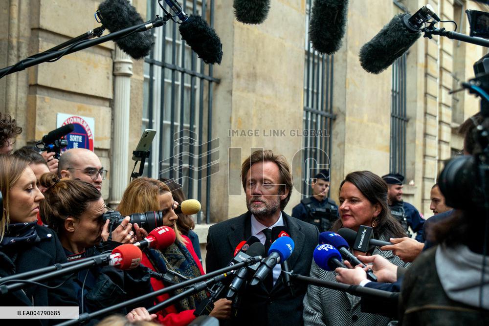 PM Lecornu Meets With Socialist Party Heads - Paris