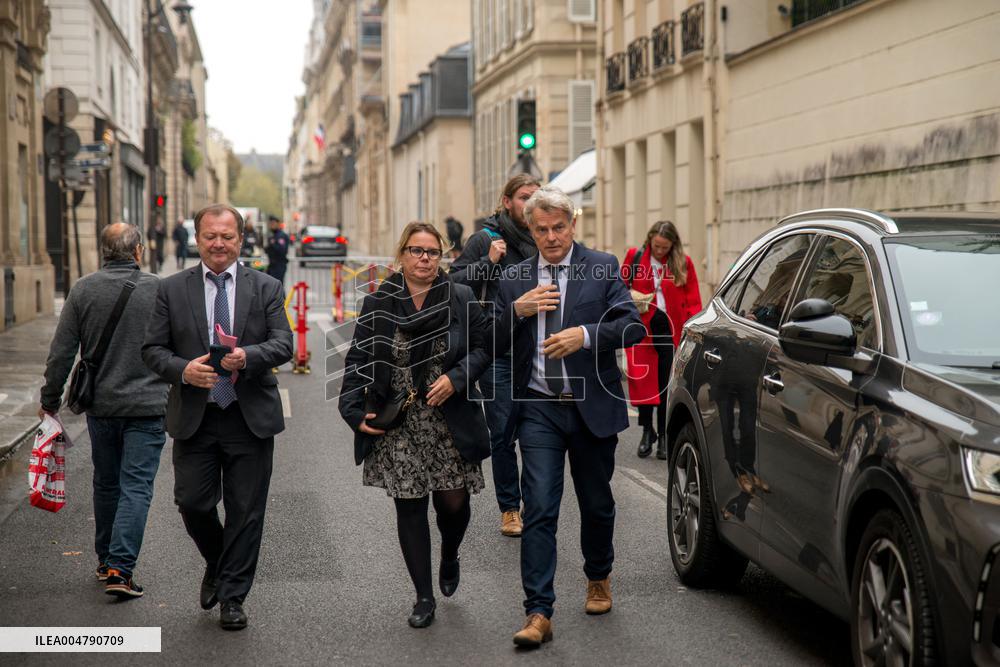 PM Lecornu Meets With Communist Party Heads - Paris