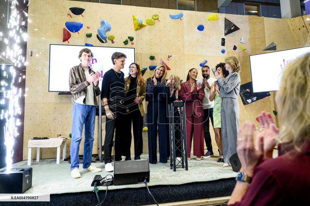 Queen Maxima Launches In Je Bol - Utrecht