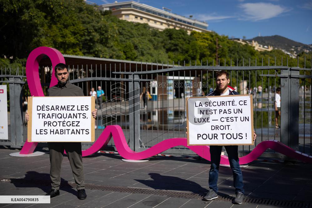 Tribute to The Victims of The Shooting on 3 October 2025 in Les Moulins - Nice