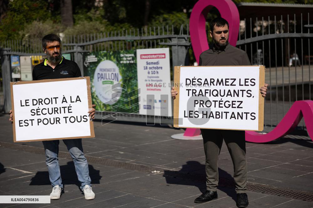 Tribute to The Victims of The Shooting on 3 October 2025 in Les Moulins - Nice