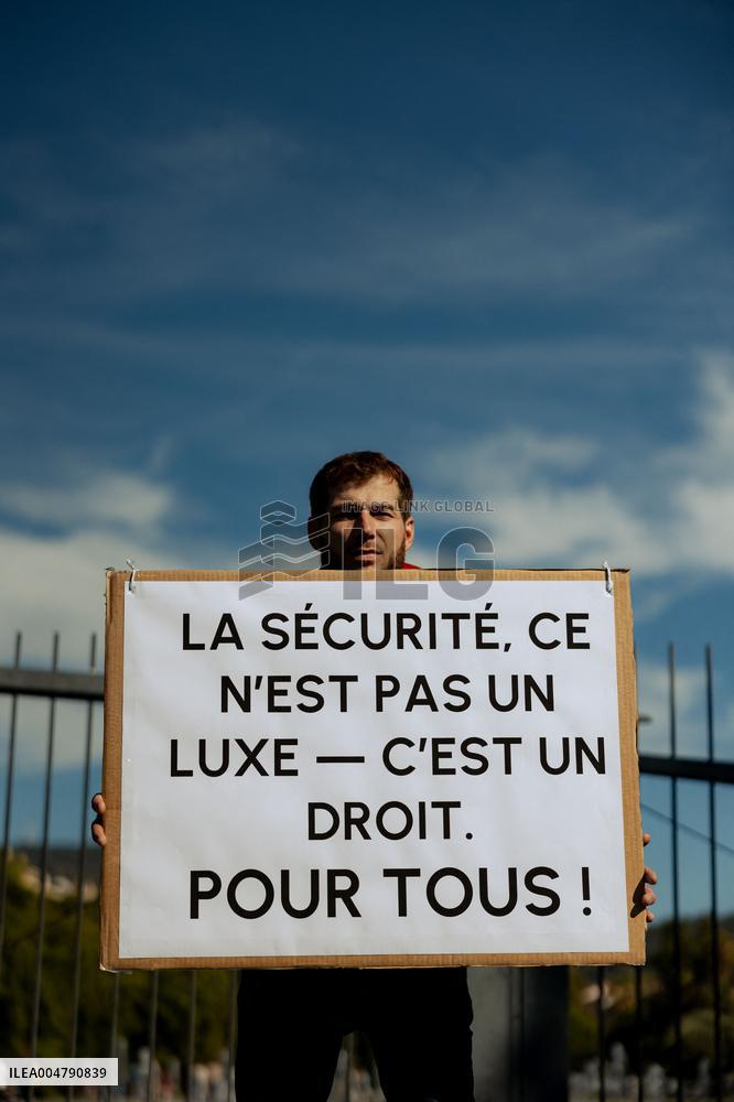 Tribute to The Victims of The Shooting on 3 October 2025 in Les Moulins - Nice