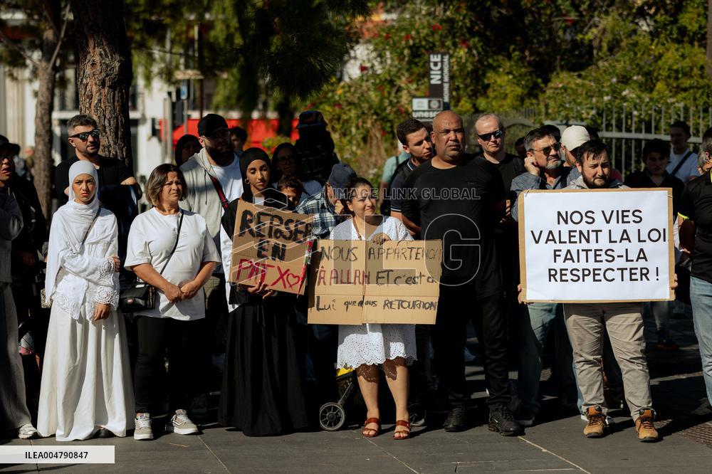 Tribute to The Victims of The Shooting on 3 October 2025 in Les Moulins - Nice