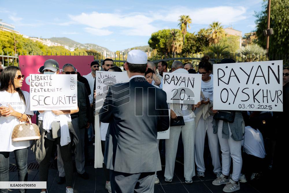 Tribute to The Victims of The Shooting on 3 October 2025 in Les Moulins - Nice