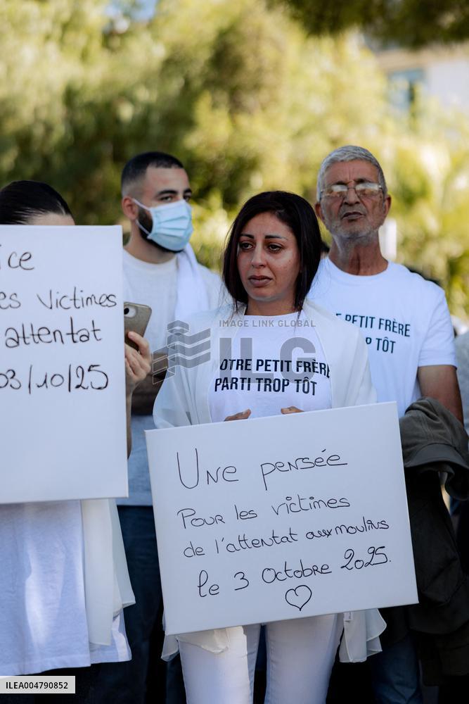 Tribute to The Victims of The Shooting on 3 October 2025 in Les Moulins - Nice
