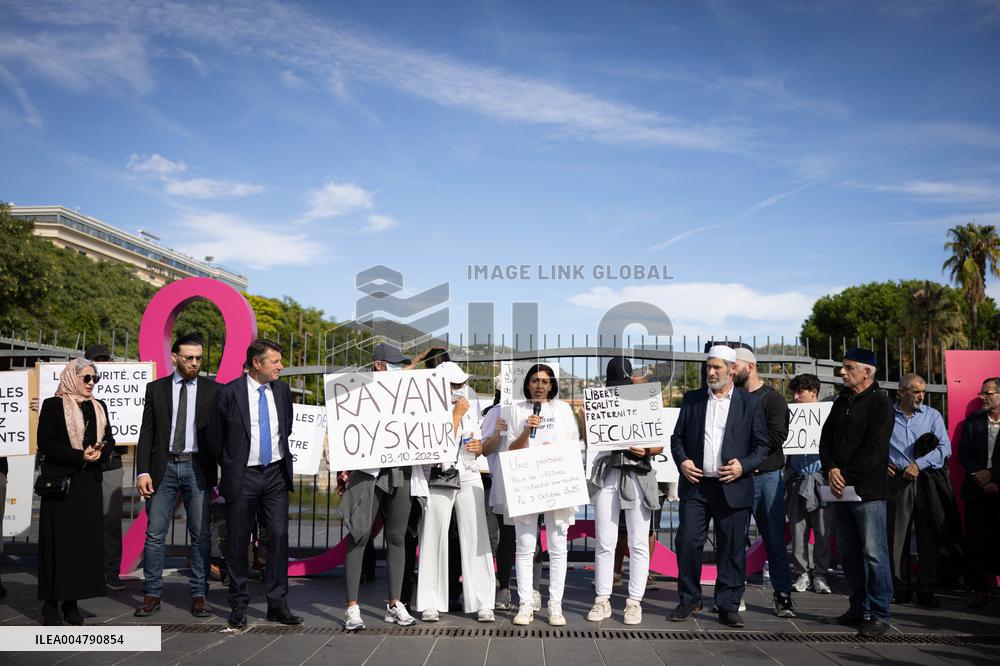 Tribute to The Victims of The Shooting on 3 October 2025 in Les Moulins - Nice