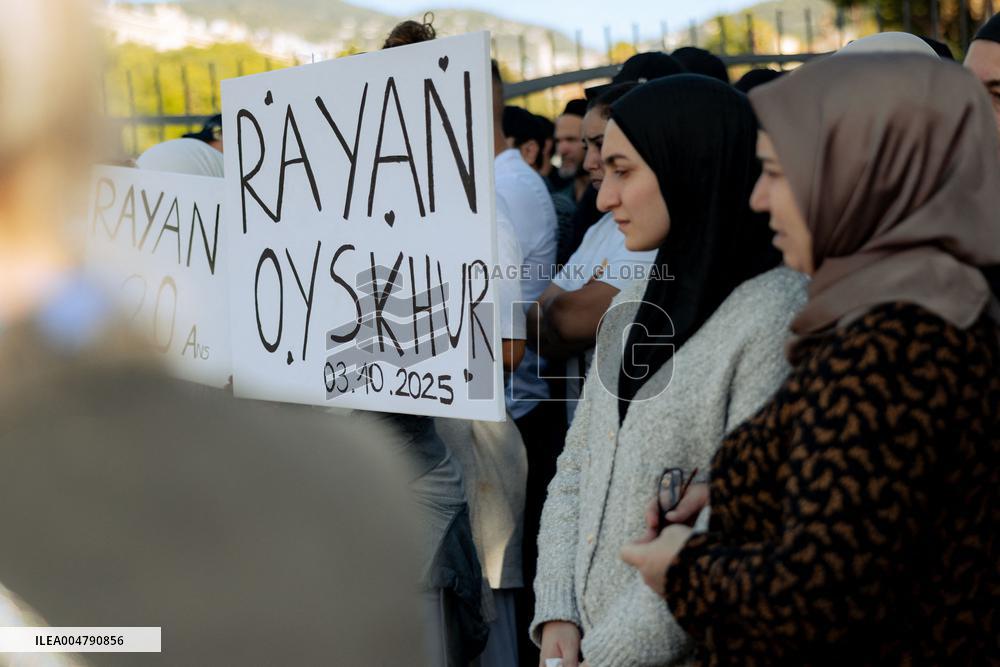 Tribute to The Victims of The Shooting on 3 October 2025 in Les Moulins - Nice
