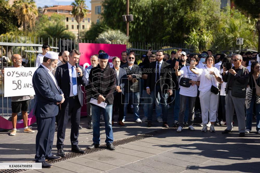 Tribute to The Victims of The Shooting on 3 October 2025 in Les Moulins - Nice