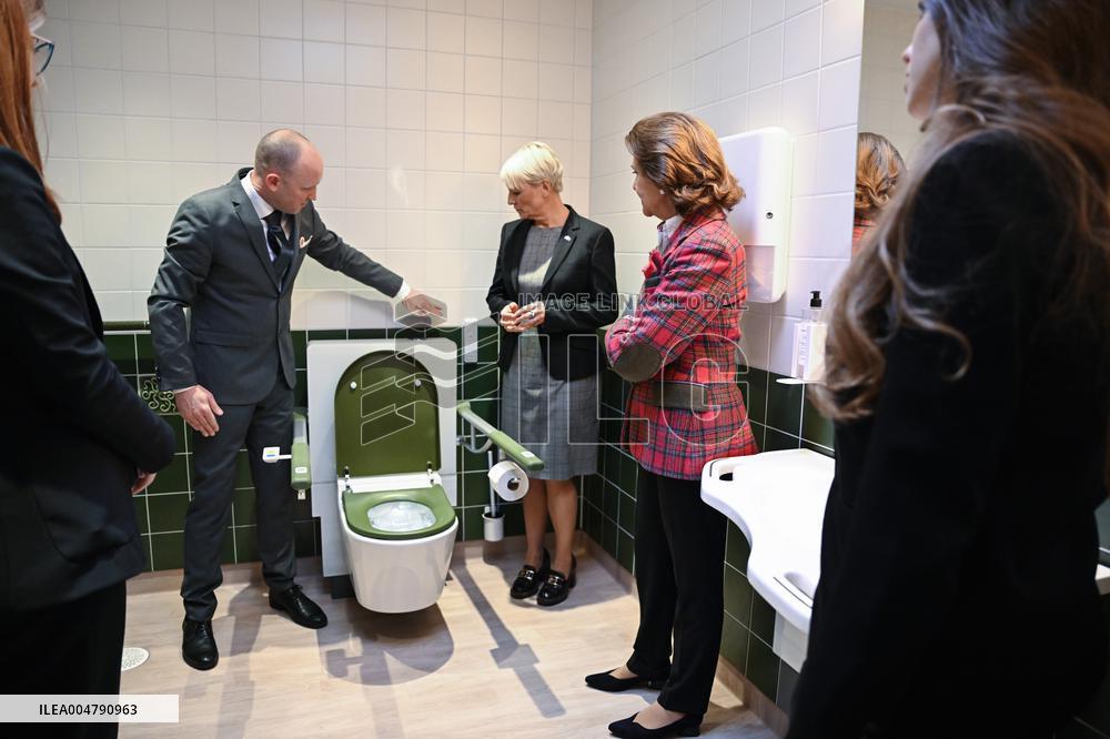 QUEEN SILVIA VISITS SILVIAHEMMET