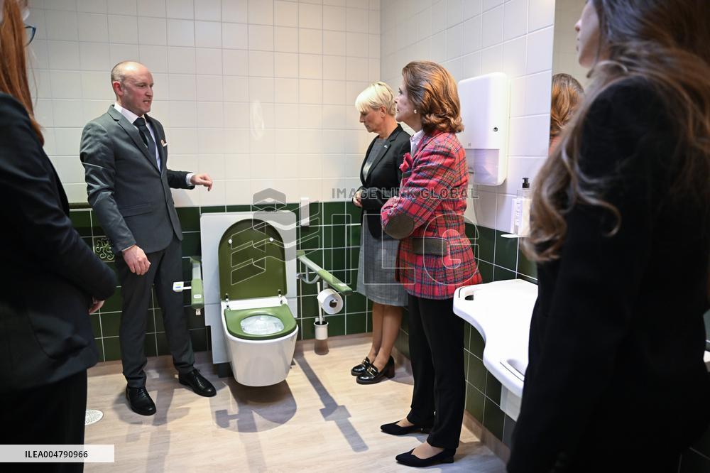 QUEEN SILVIA VISITS SILVIAHEMMET