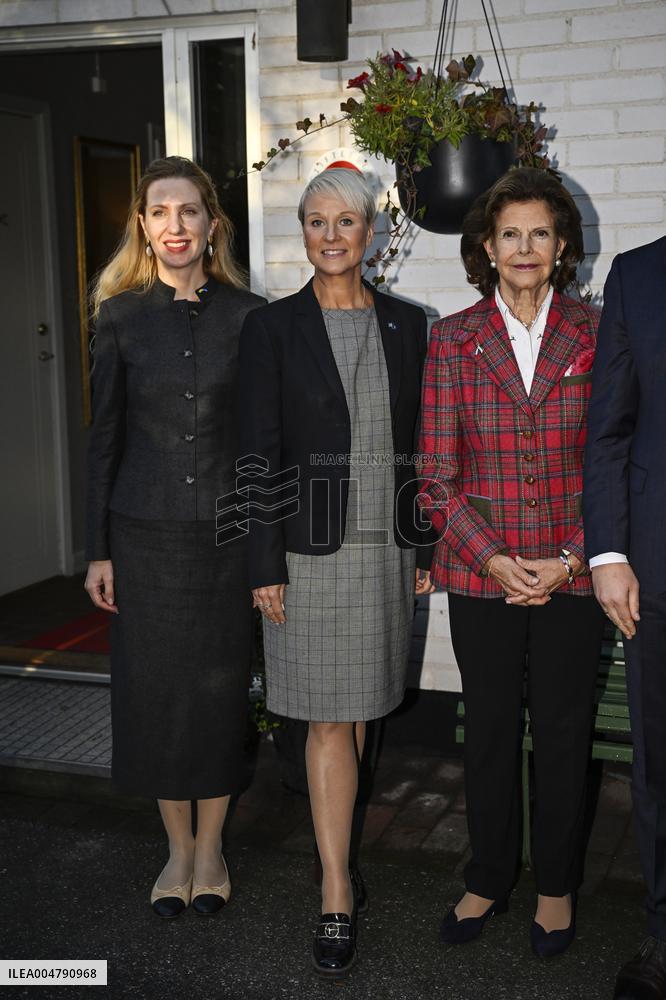 QUEEN SILVIA VISITS SILVIAHEMMET