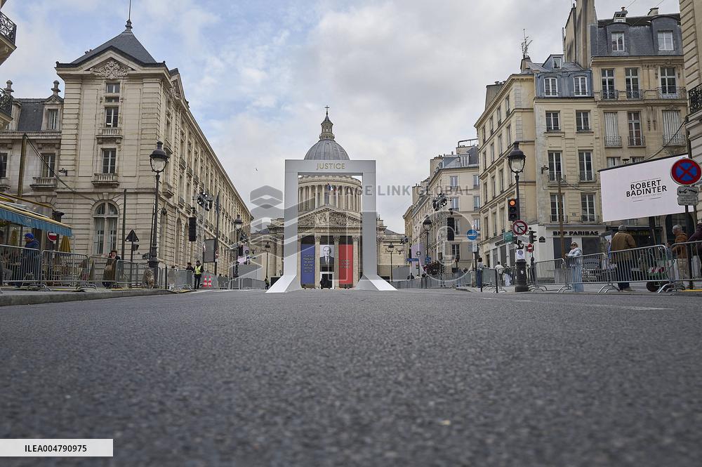 Preparation and Rehearsal for The Tribute to Robert Badinter - Paris