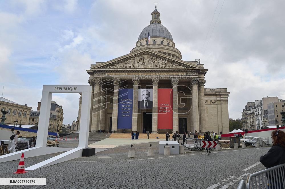 Preparation and Rehearsal for The Tribute to Robert Badinter - Paris