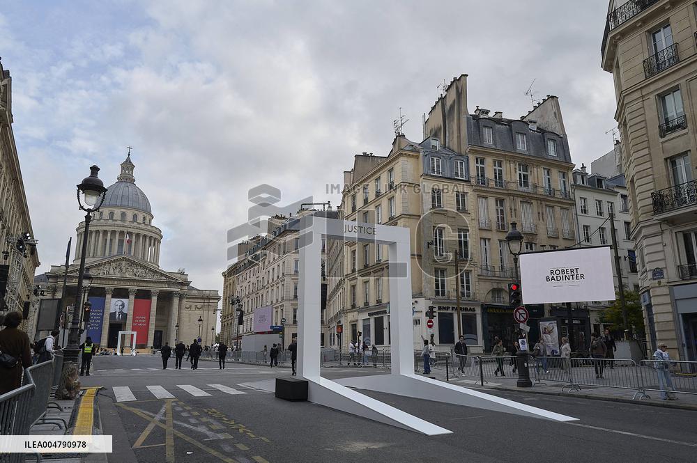 Preparation and Rehearsal for The Tribute to Robert Badinter - Paris