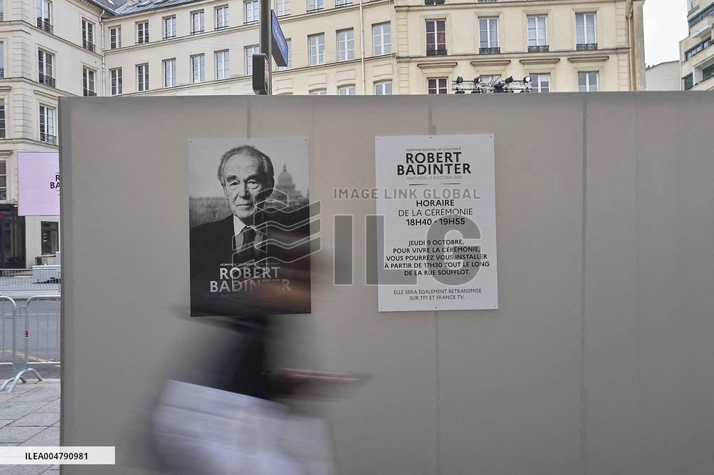 Preparation and Rehearsal for The Tribute to Robert Badinter - Paris