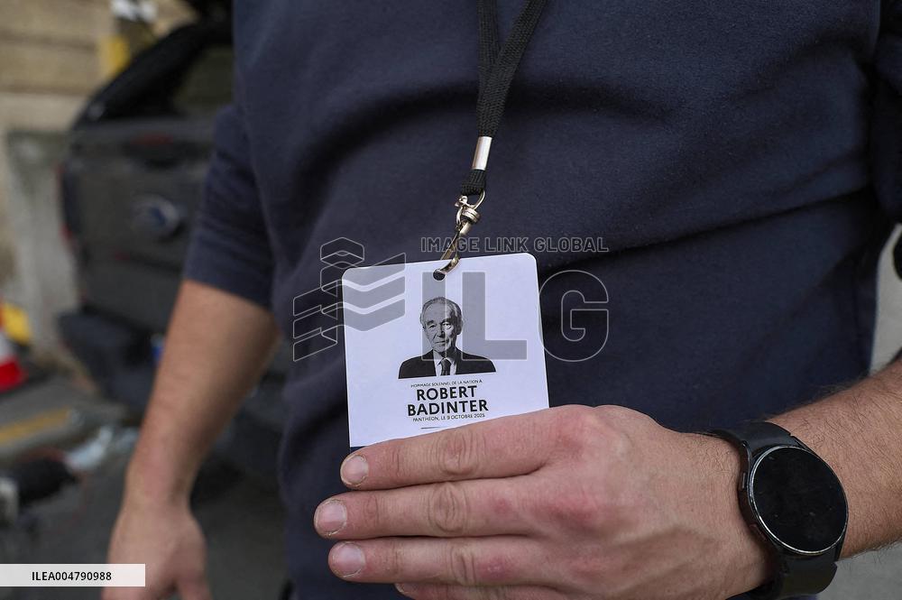 Preparation and Rehearsal for The Tribute to Robert Badinter - Paris