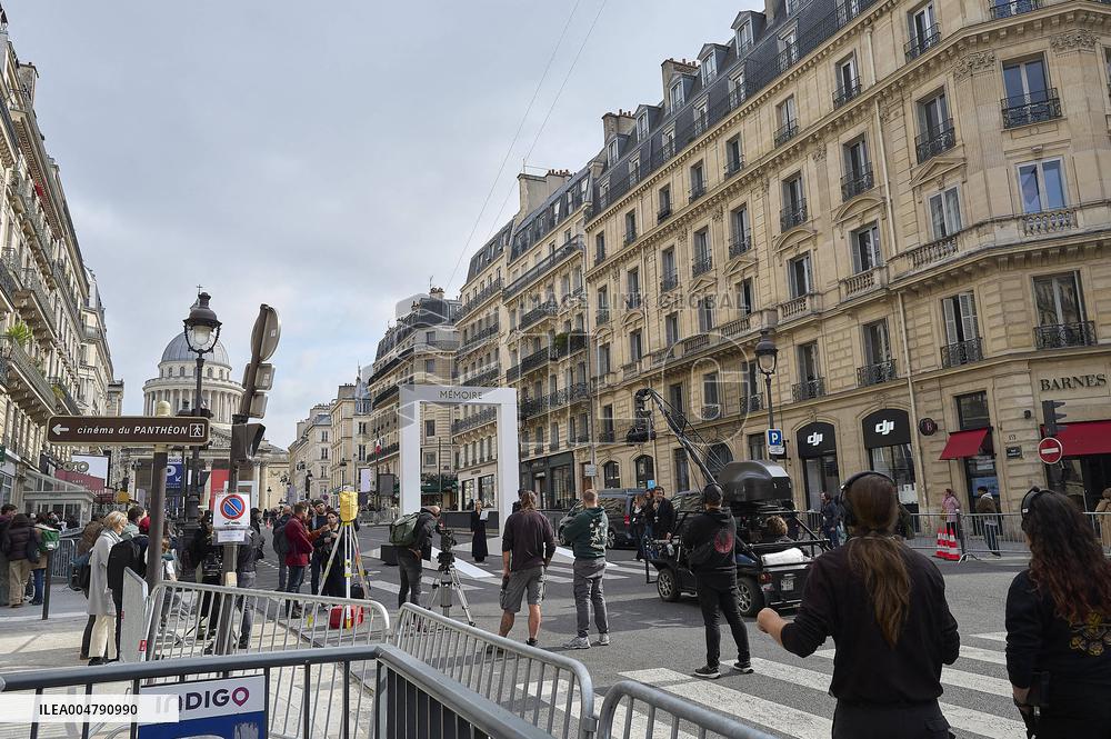 Preparation and Rehearsal for The Tribute to Robert Badinter - Paris