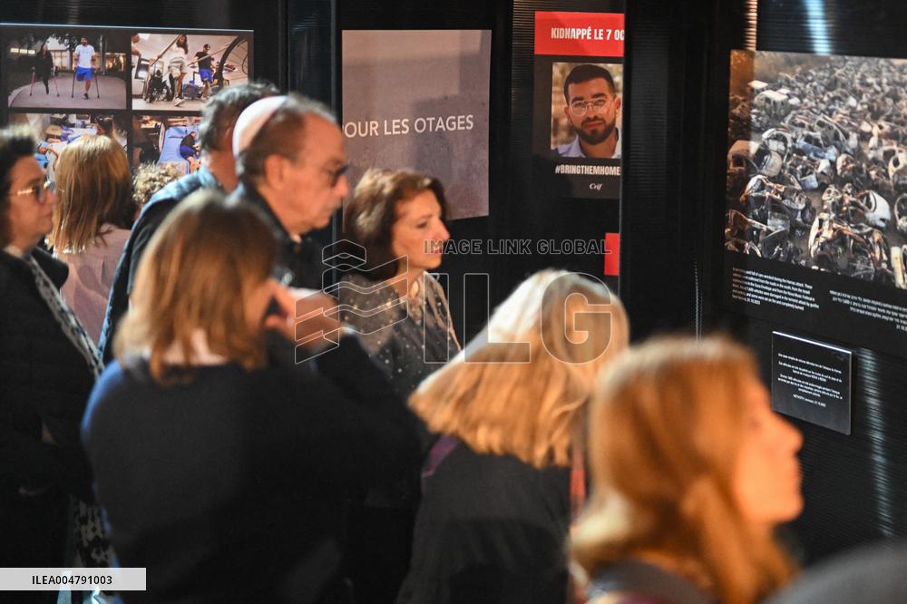 Exhibition Paying Tribute to The Victims of 7 October - Paris