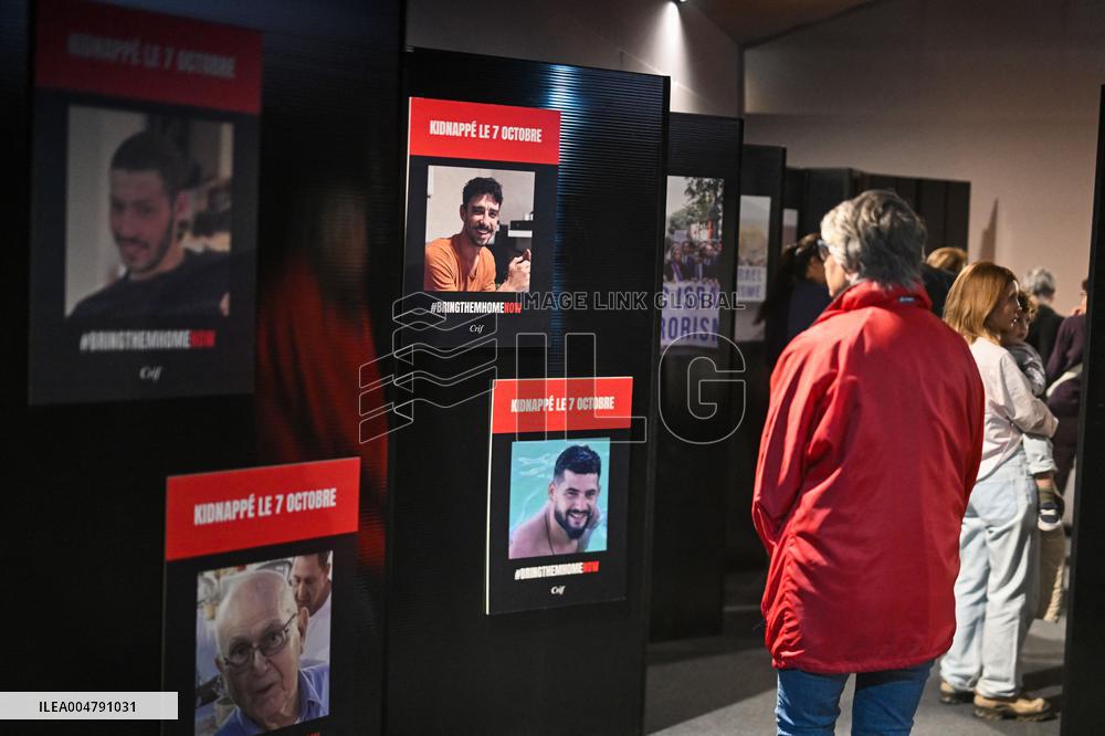 Exhibition Paying Tribute to The Victims of 7 October - Paris