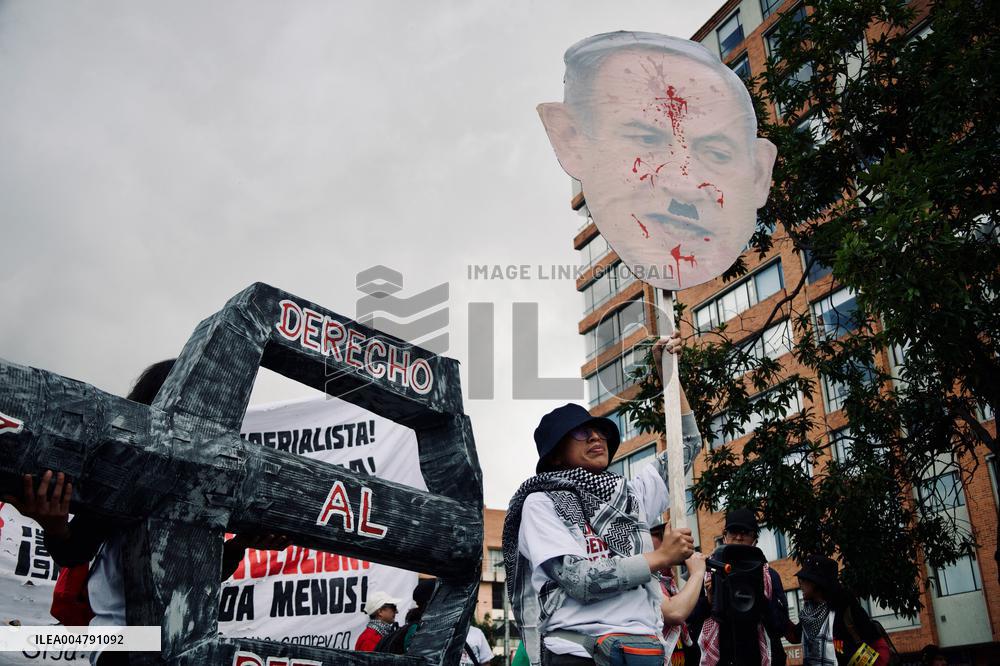 Pro-Palestine Demonstrations on the Two-year Israel Attack by Hamas