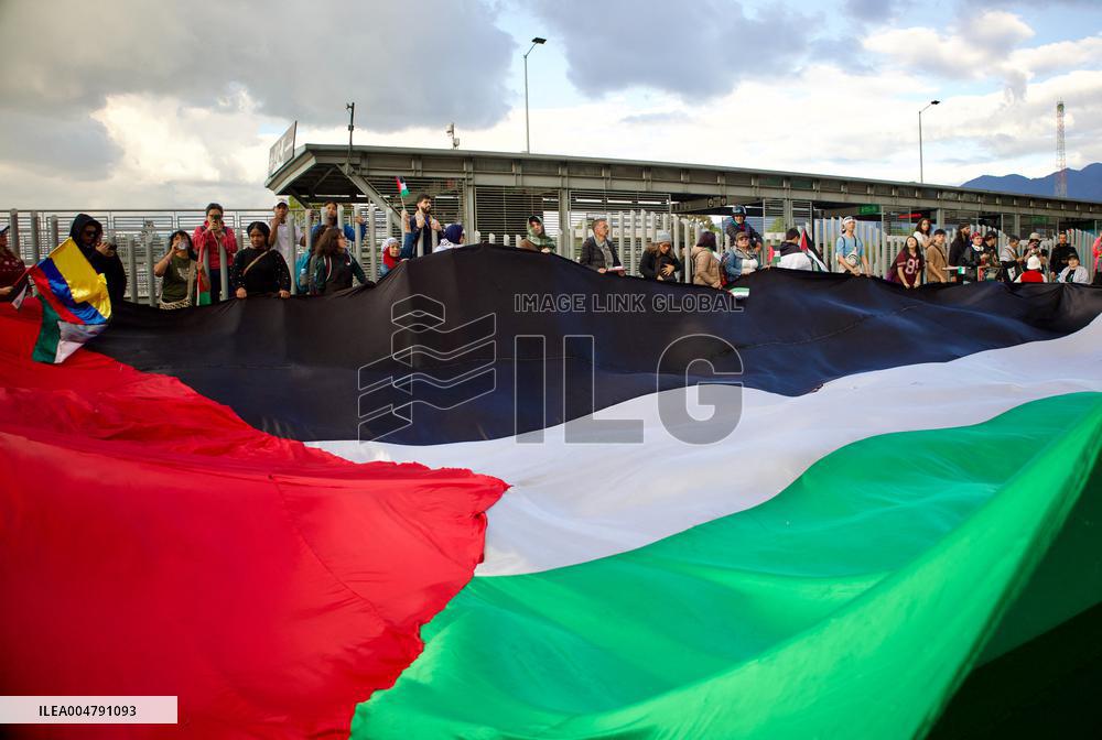 Pro-Palestine Demonstrations on the Two-year Israel Attack by Hamas