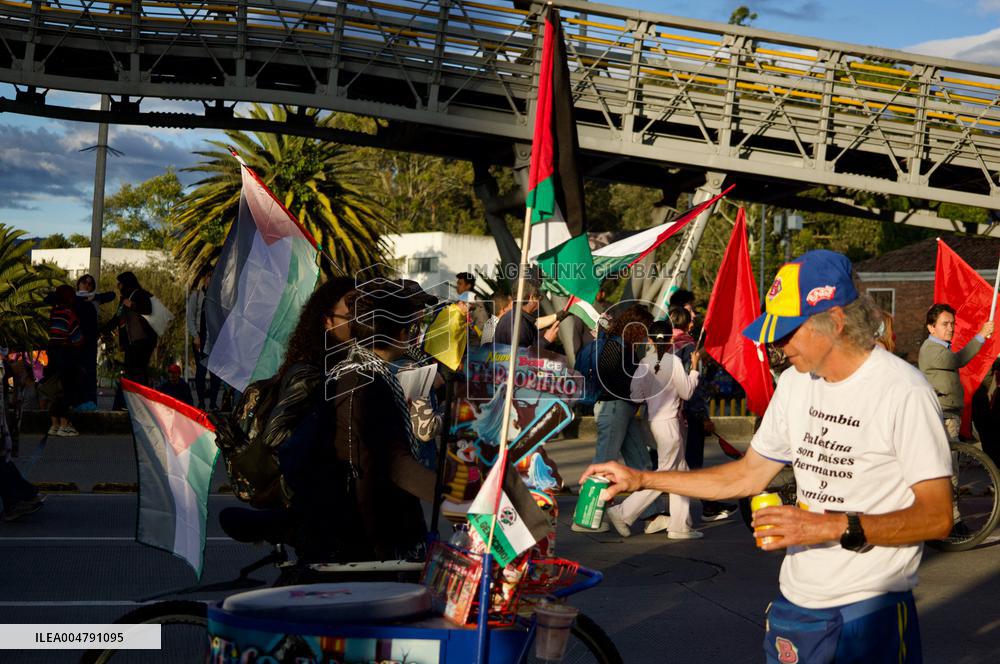 Pro-Palestine Demonstrations on the Two-year Israel Attack by Hamas