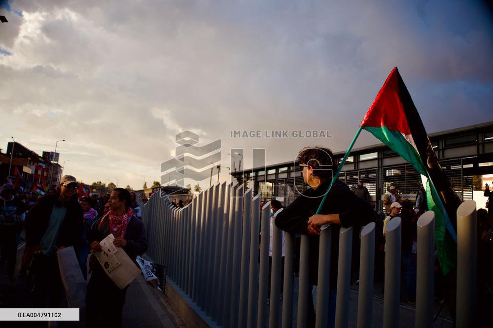 Pro-Palestine Demonstrations on the Two-year Israel Attack by Hamas