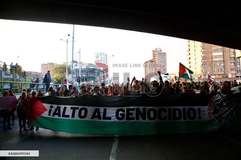 Pro-Palestine Demonstrations on the Two-year Israel Attack by Hamas