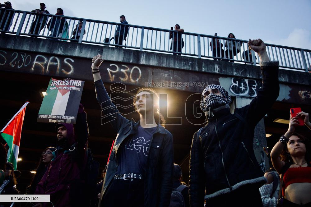 Pro-Palestine Demonstrations on the Two-year Israel Attack by Hamas