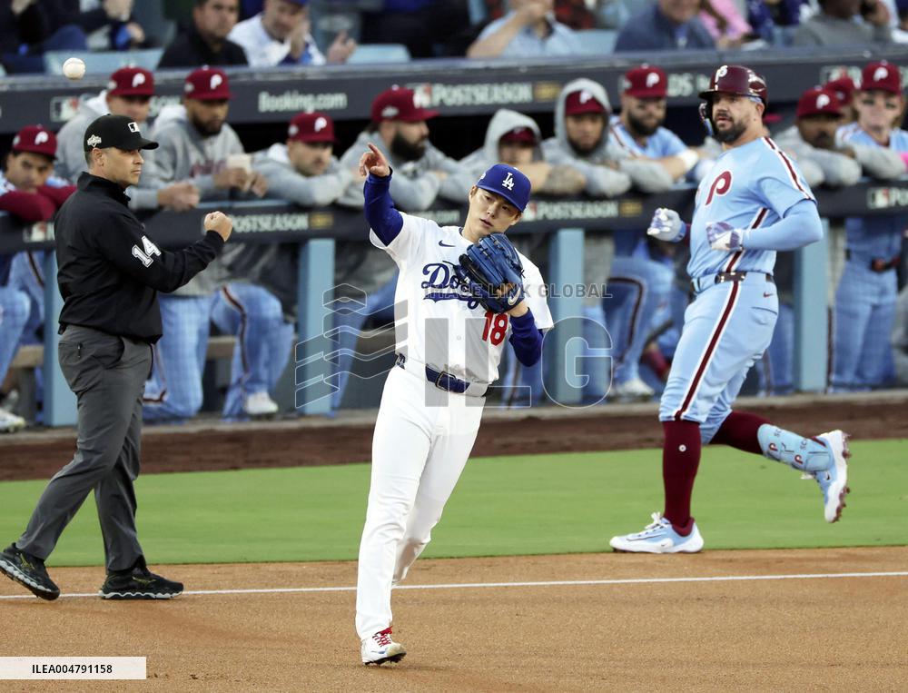 Baseball: Division Series between Phillies and Dodgers