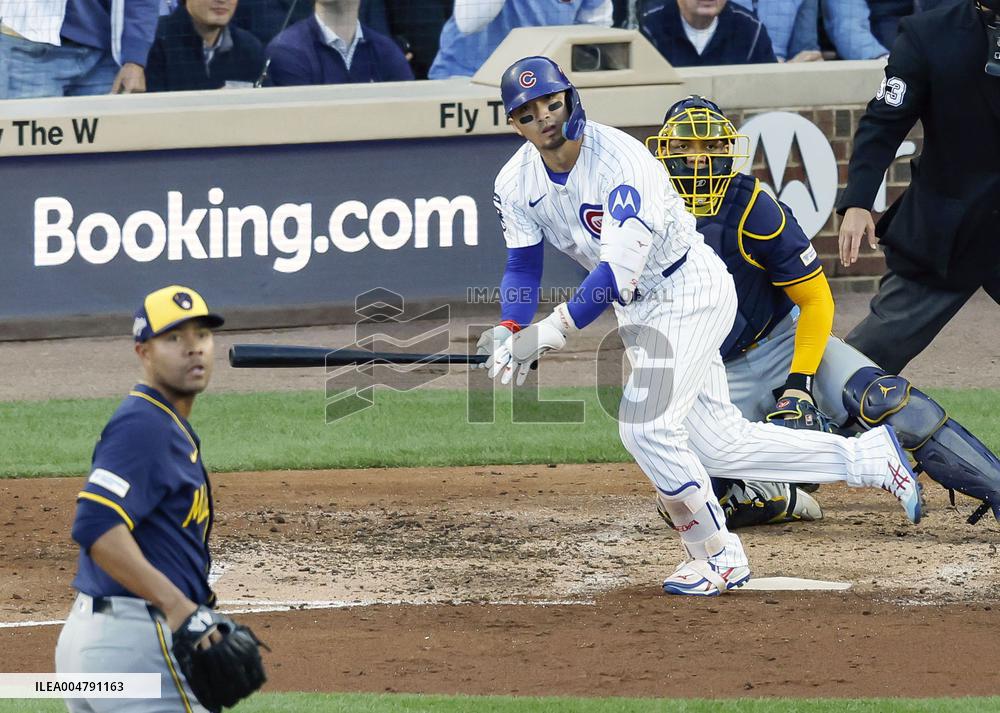 Baseball: Division Series between Brewers and Cubs