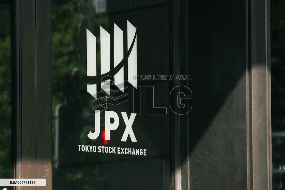 Japan Exchange Group signboard and logo