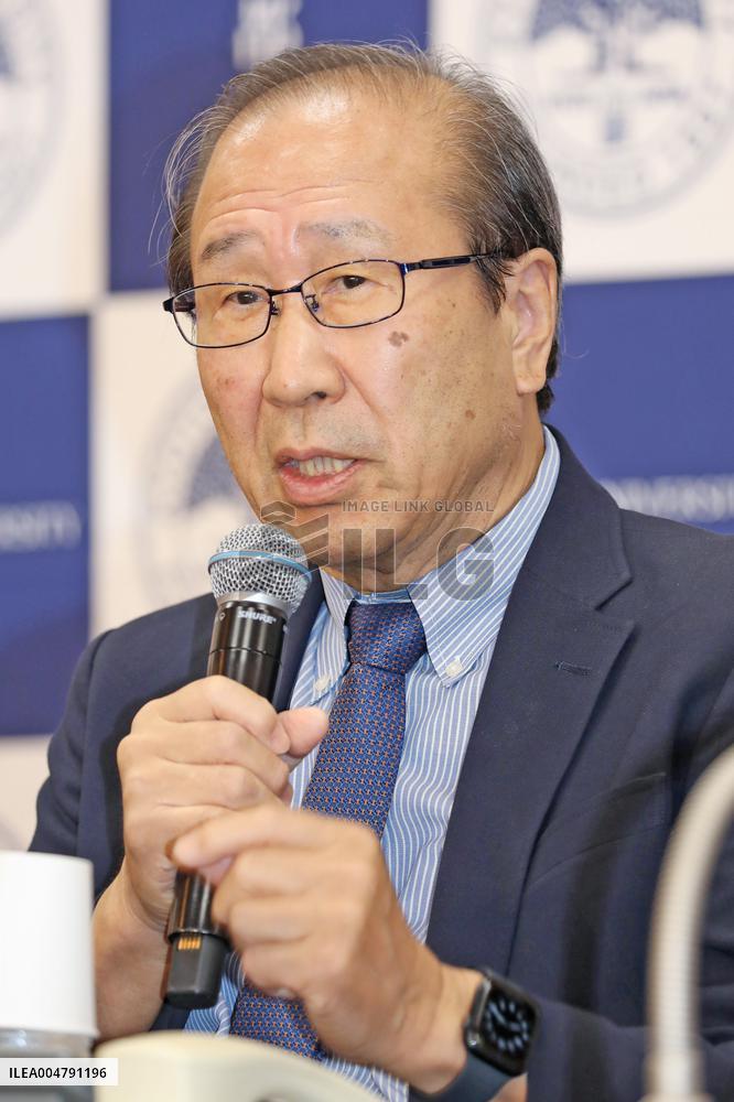 Nobel Prize in Chemistry laureate Susumu Kitagawa, Executive Director and Vice President of Kyoto University