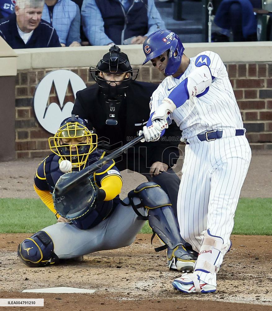 Baseball: Division Series between Brewers and Cubs