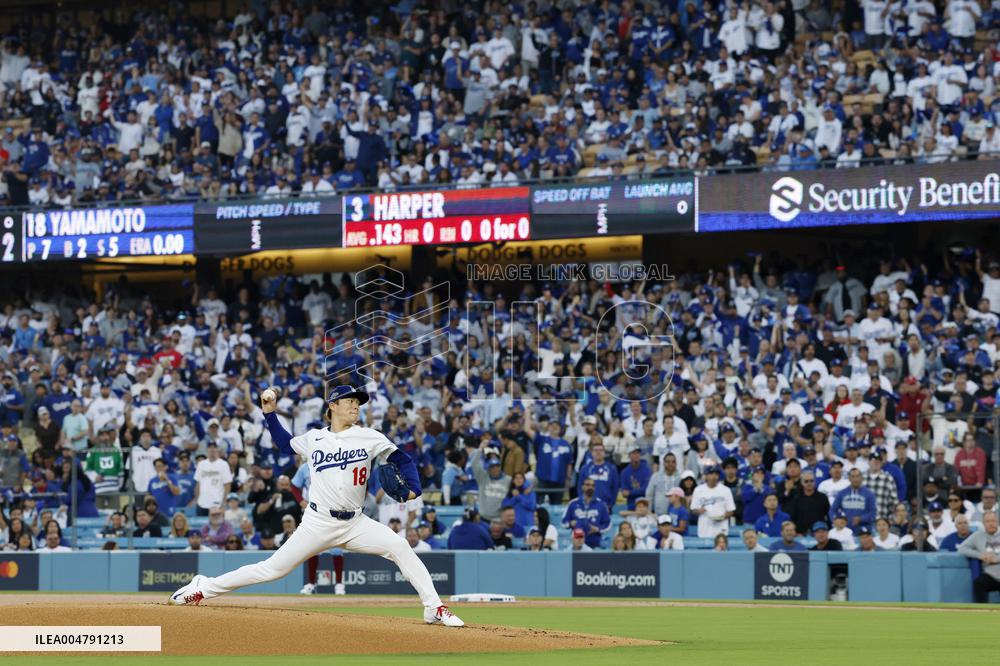 Baseball: Division Series between Phillies and Dodgers