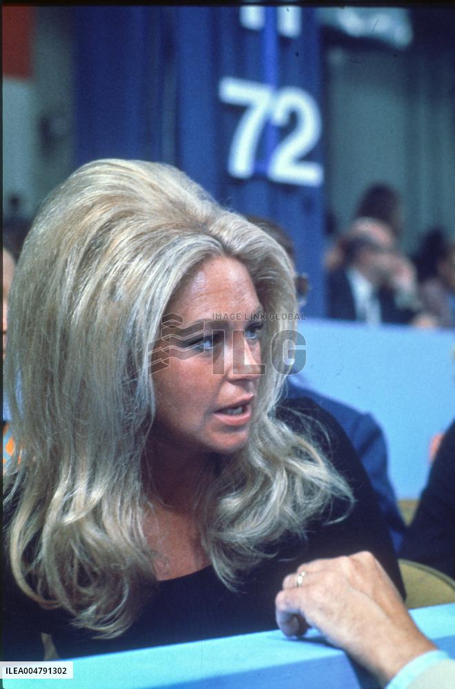 Joan Kennedy Attends 1976 Democratic Convention