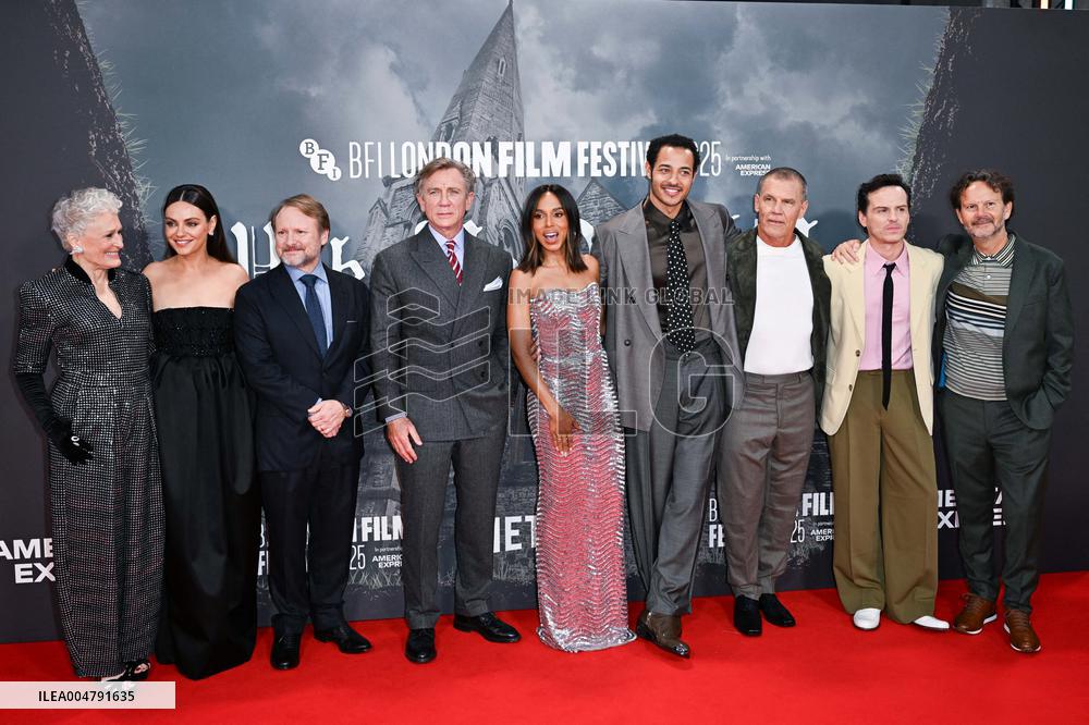 London BFI Wake Up Dead Man A Knives Out Mystery Premiere