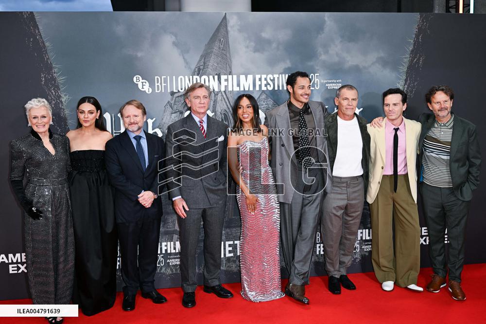 London BFI Wake Up Dead Man A Knives Out Mystery Premiere