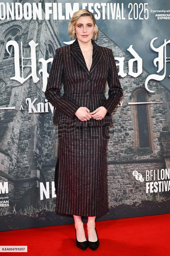 London BFI Wake Up Dead Man A Knives Out Mystery Premiere